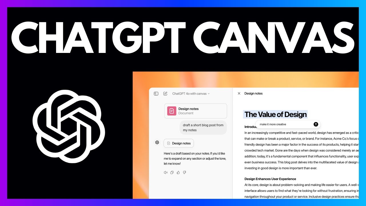 ChatGPT Canvas: The Next Big Thing in AI-Assisted Content Creation